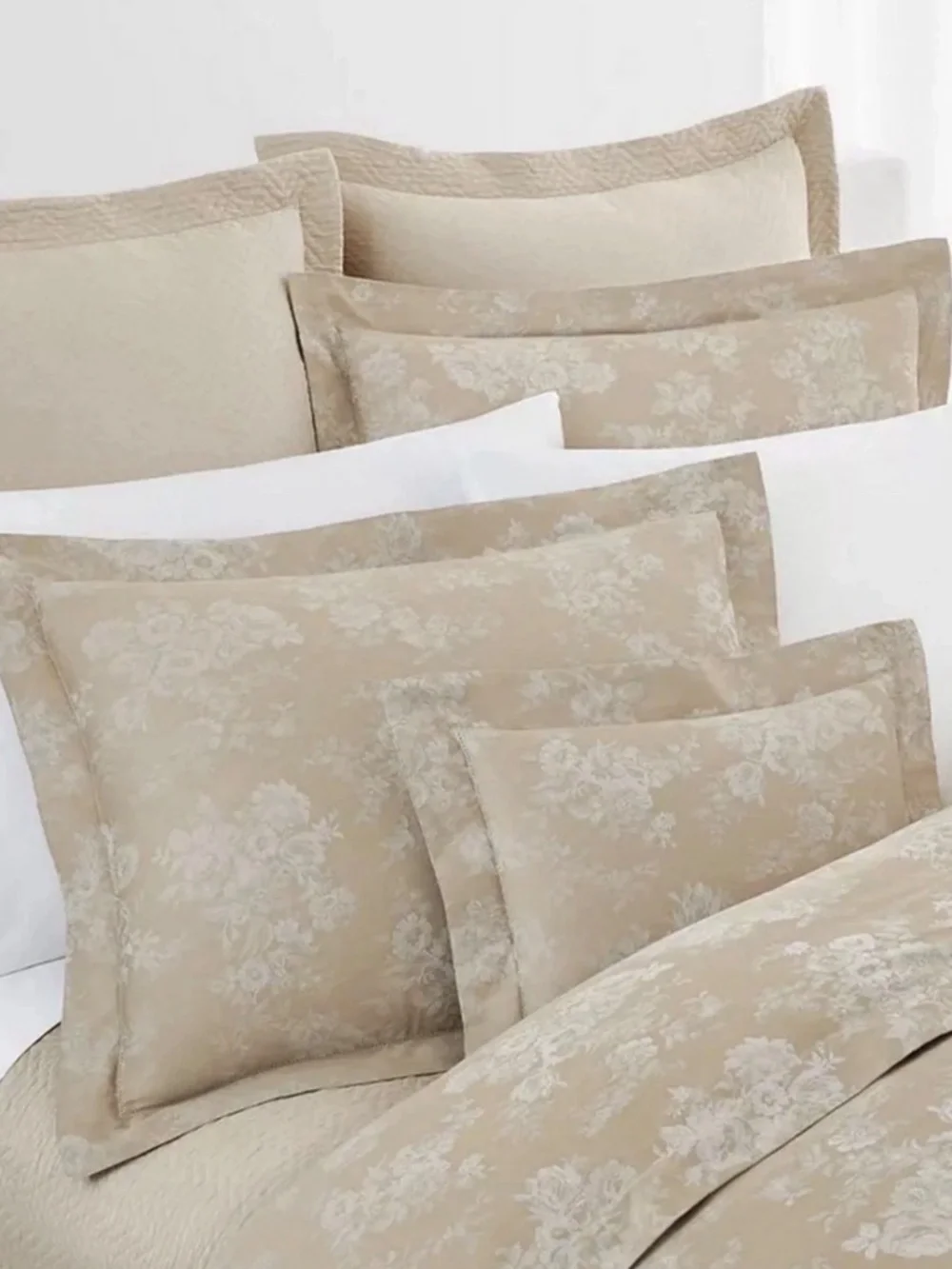 Ralph Lauren EURO Pillow Sham MYA Pearl 26  x 26 Cotton New SHIP FREE